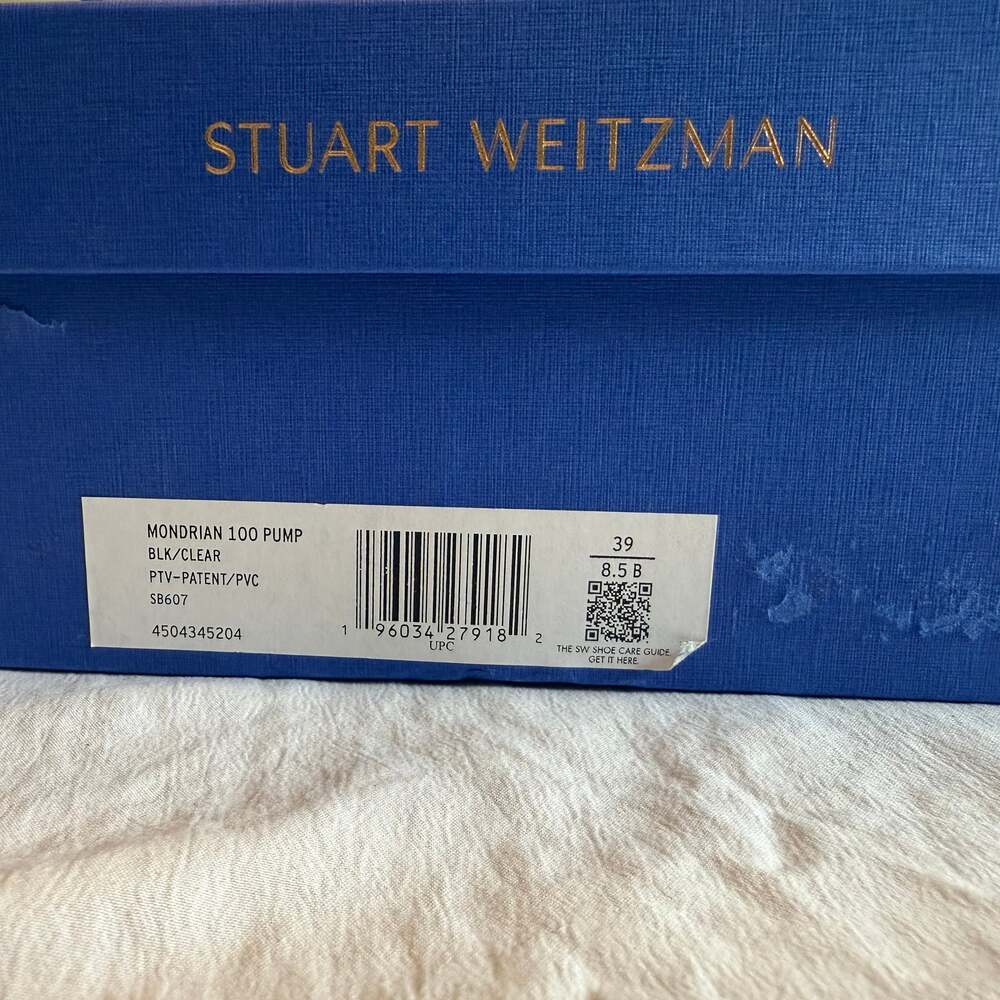 Stuart Weitzman Mondrian 50 Slingback Pumps Black